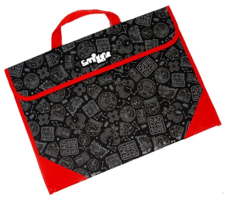 SMIGGLE Express Book Bag - Black/Red - TOYBOX Toy Shop