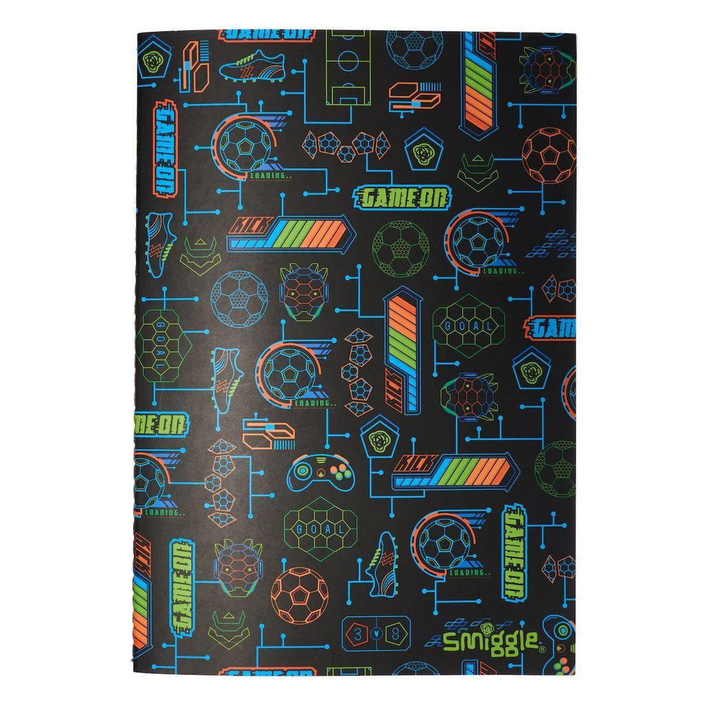 SMIGGLE Far Away A5 Notebook - Black - TOYBOX Toy Shop