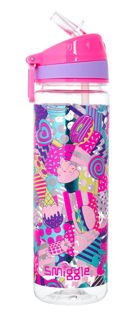 SMIGGLE Far Away Drink Bottle - Pink - TOYBOX Toy Shop