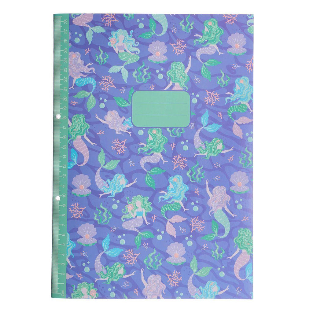 SMIGGLE Flow A4 Exercise Book - Blue/Green - TOYBOX Toy Shop