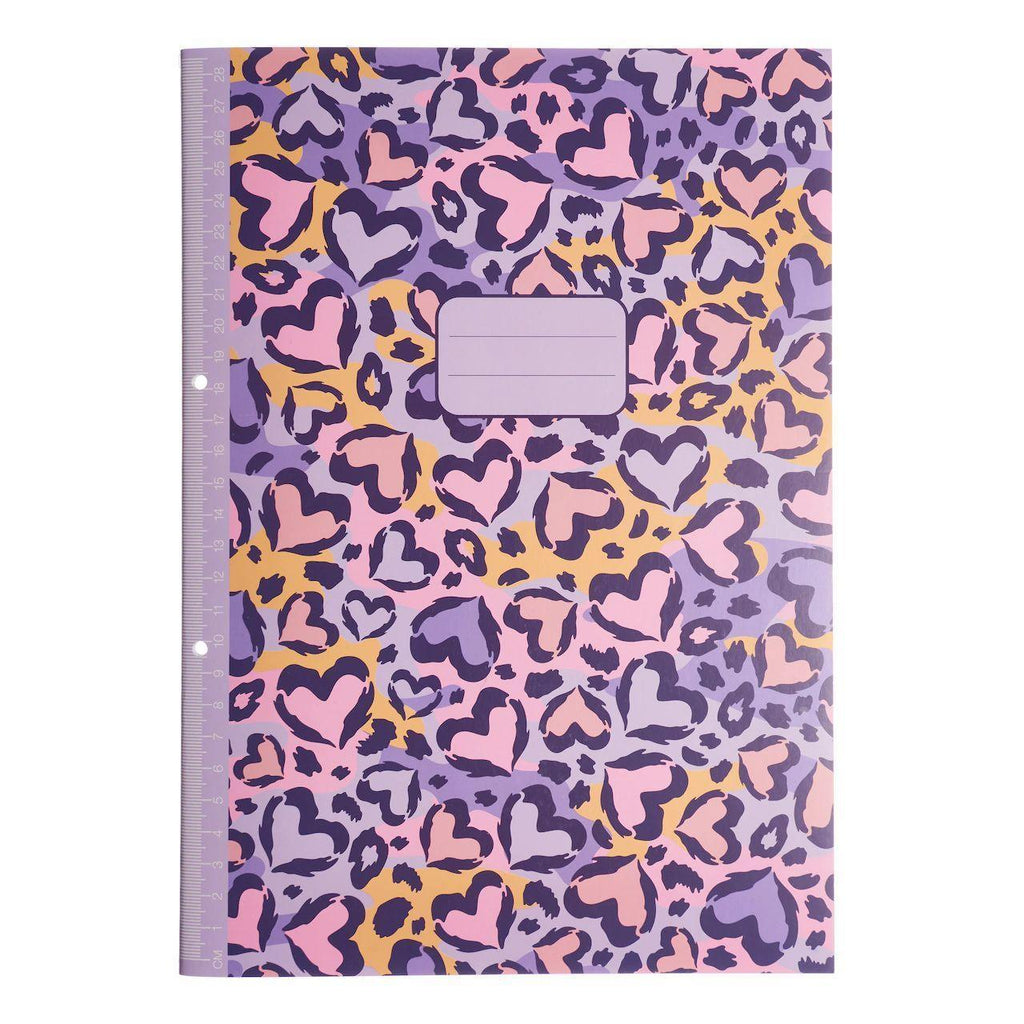 SMIGGLE Flow A4 Exercise Book - Lilac/Pink - TOYBOX Toy Shop