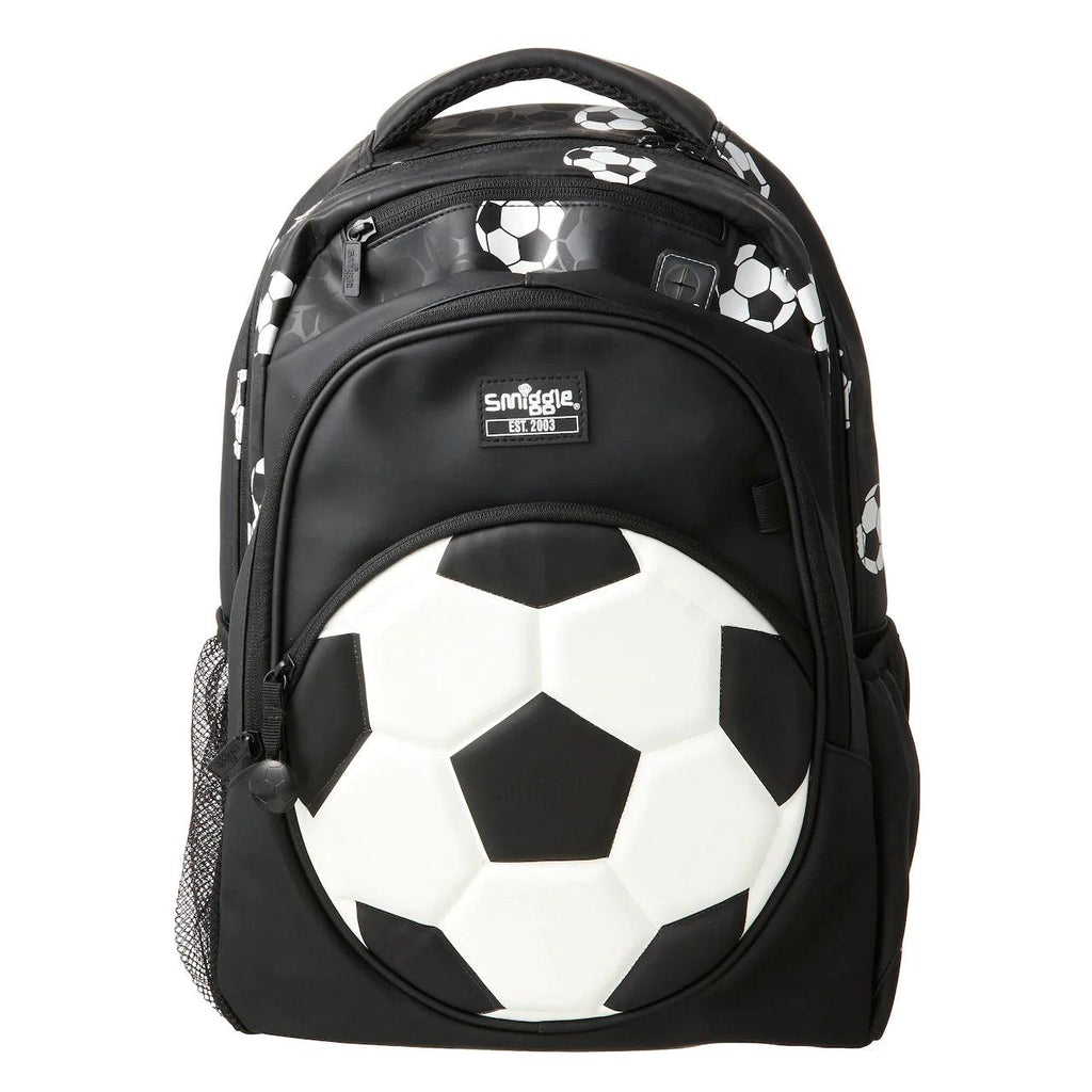 SMIGGLE Goal Classic Backpack - Black - TOYBOX Toy Shop