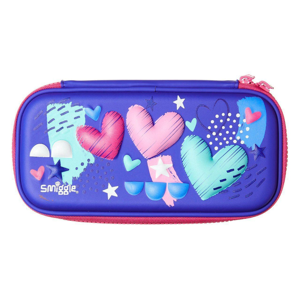 SMIGGLE Live Small Hardtop Pencil Case, Purple - TOYBOX Toy Shop