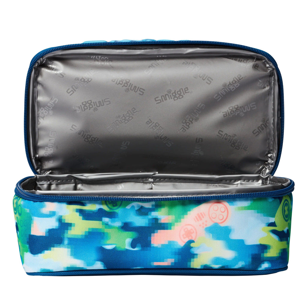 SMIGGLE Mirage Hardtop Lunchbox - Mid Blue - TOYBOX Toy Shop