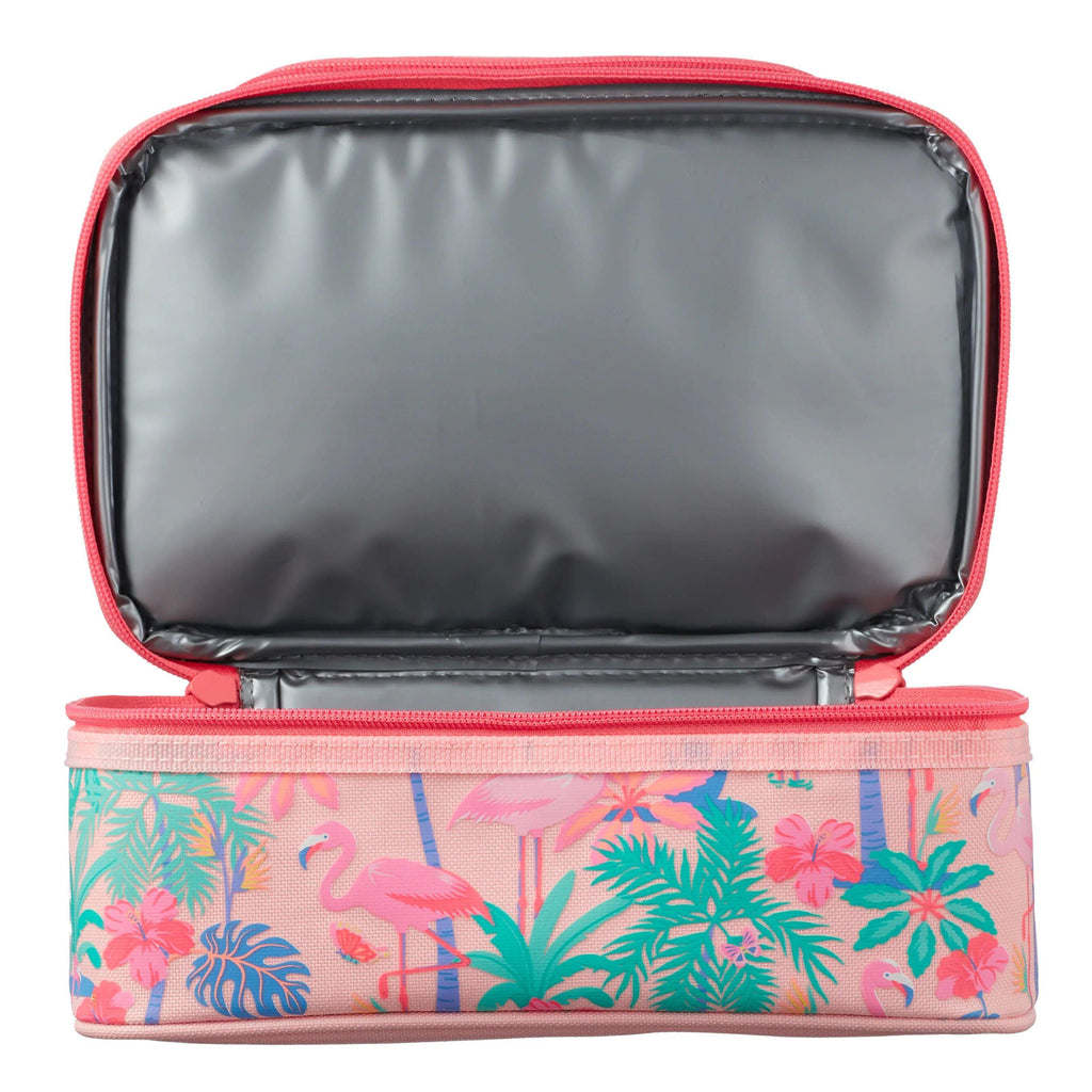 SMIGGLE Neat Double Decker Lunchbox - Coral - TOYBOX