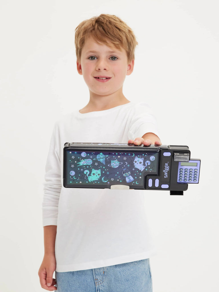 Smiggle Rush Pop Out Pencil Case - Black