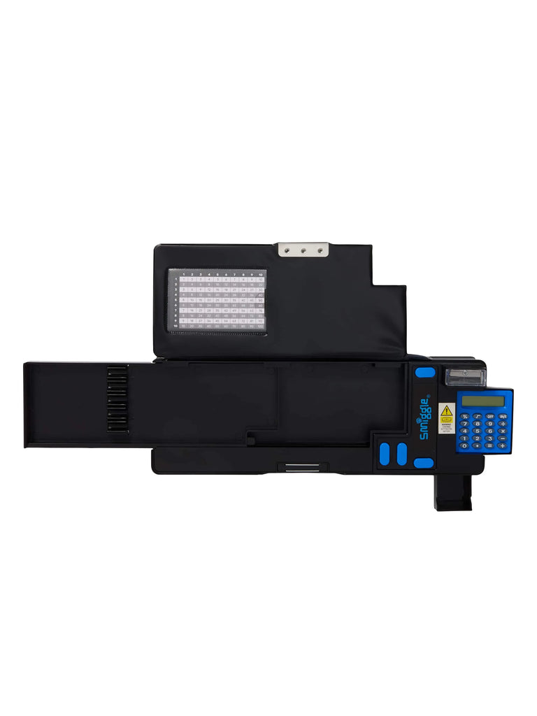 Smiggle Rush Pop Out Pencil Case - Black Mid Blue