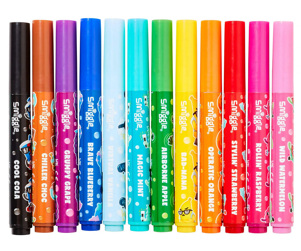 Smiggle Scented Colour Markers Pack X12