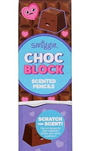 SMIGGLE Scented Pencil, 4-Pack Chocolate - TOYBOX Toy Shop