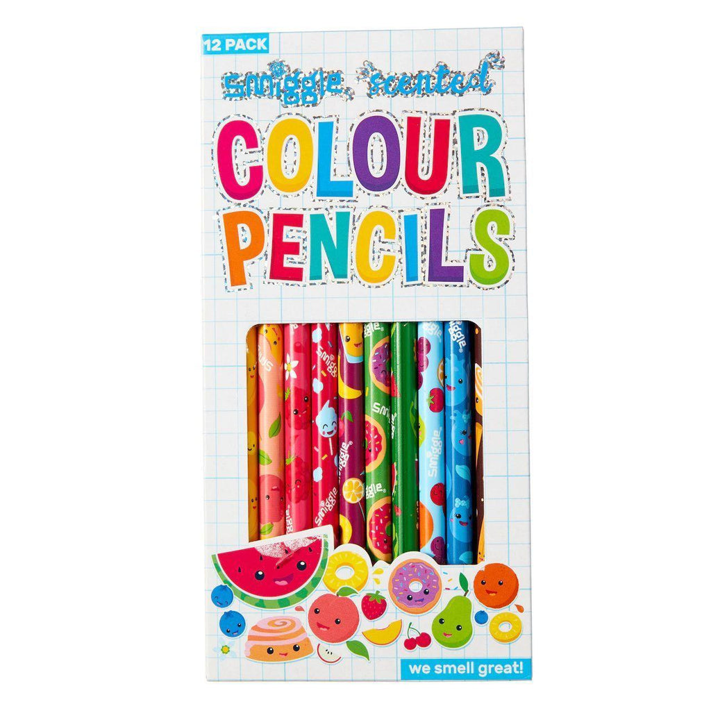 SMIGGLE Scented Pencil Pack X12 - TOYBOX Toy Shop
