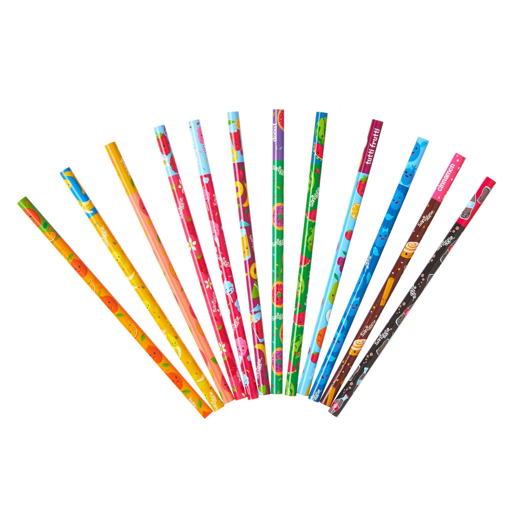 SMIGGLE Scented Pencil Pack X12 - TOYBOX Toy Shop