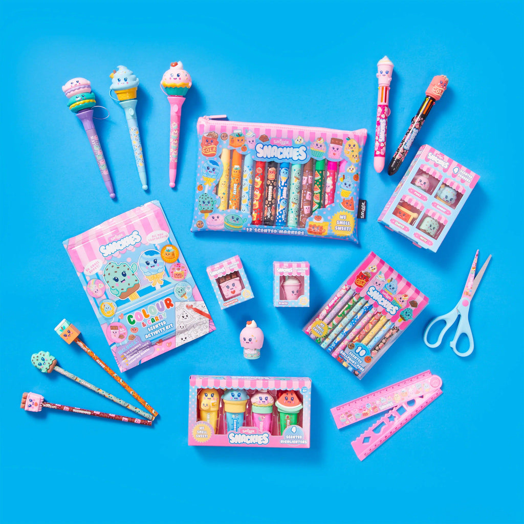 SMIGGLE Snackies Scented Marker Pack X12 - TOYBOX Toy Shop