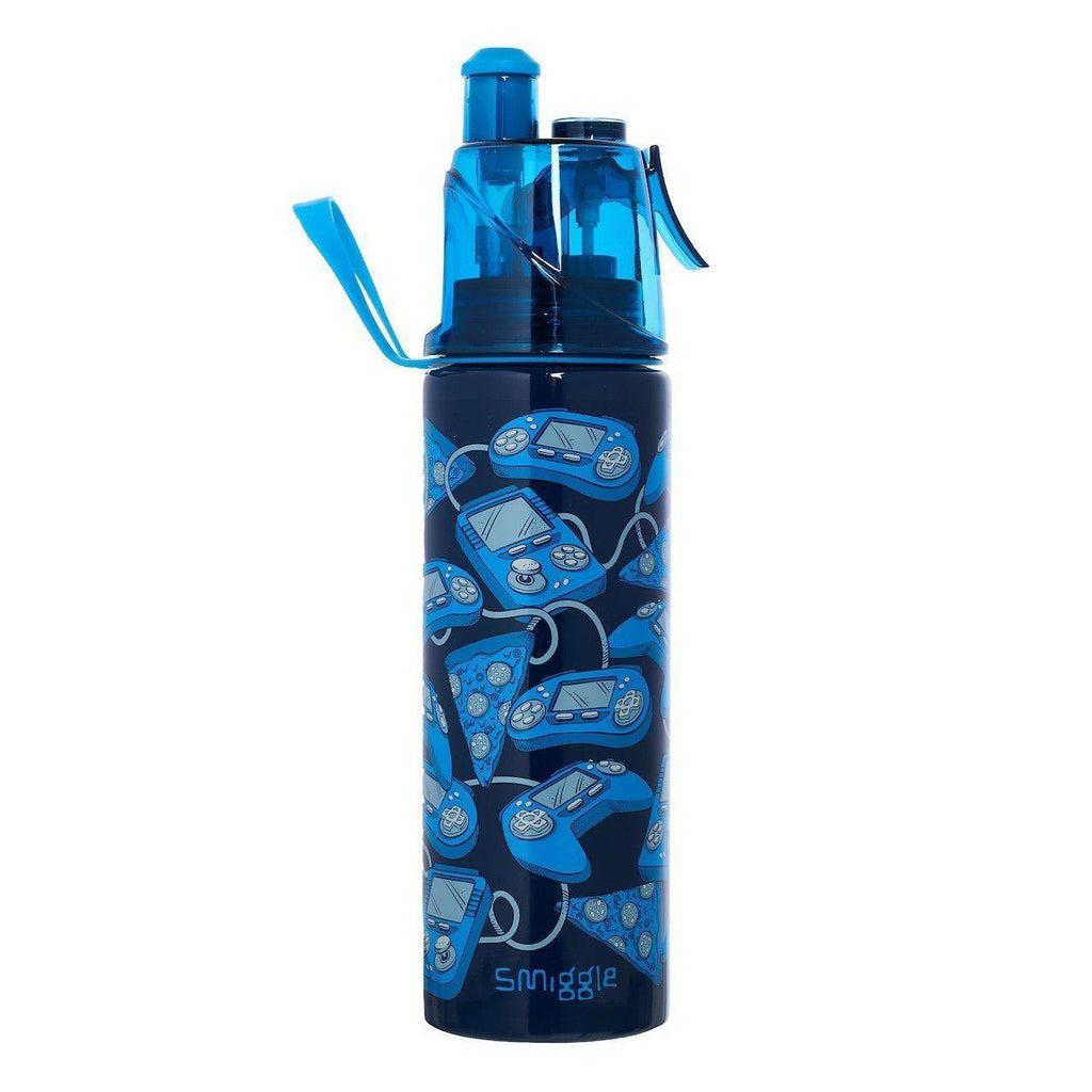 SMIGGLE Spritz Stainless Steel Drink Bottle - Navy - TOYBOX Toy Shop