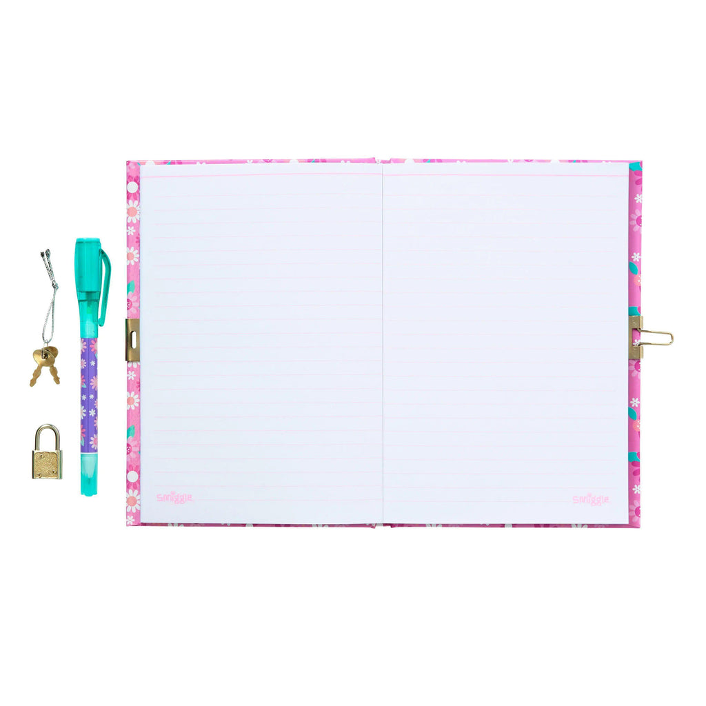 SMIGGLE Spy A5 Lockable Notebook - Pink - TOYBOX Toy Shop