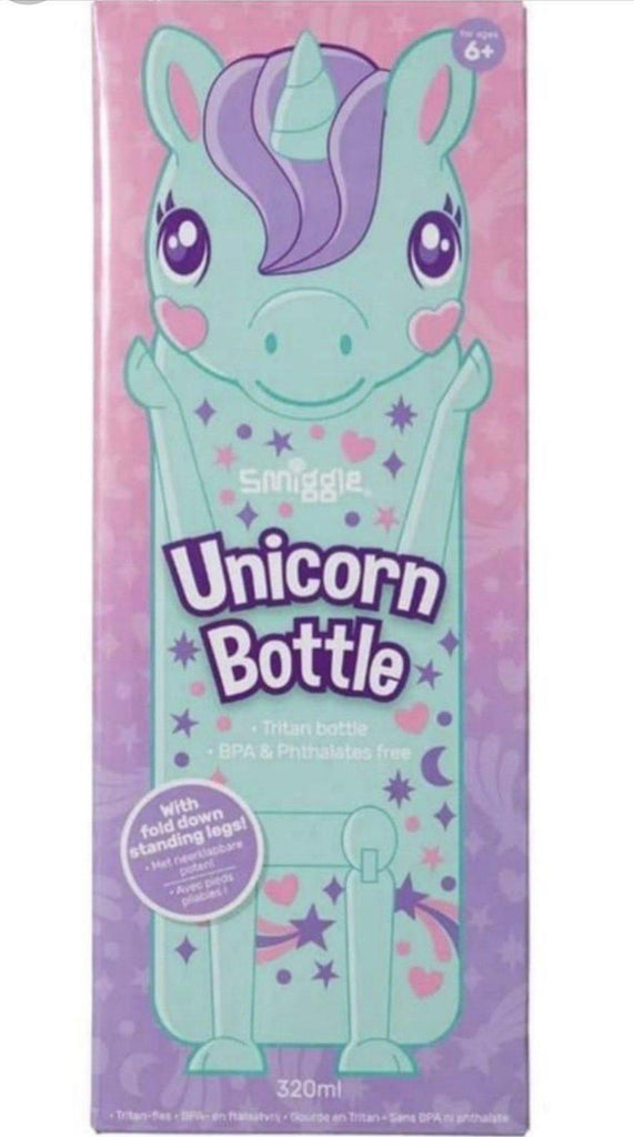 SMIGGLE Stroll Character Drink Bottle - Unicorn - TOYBOX Toy Shop