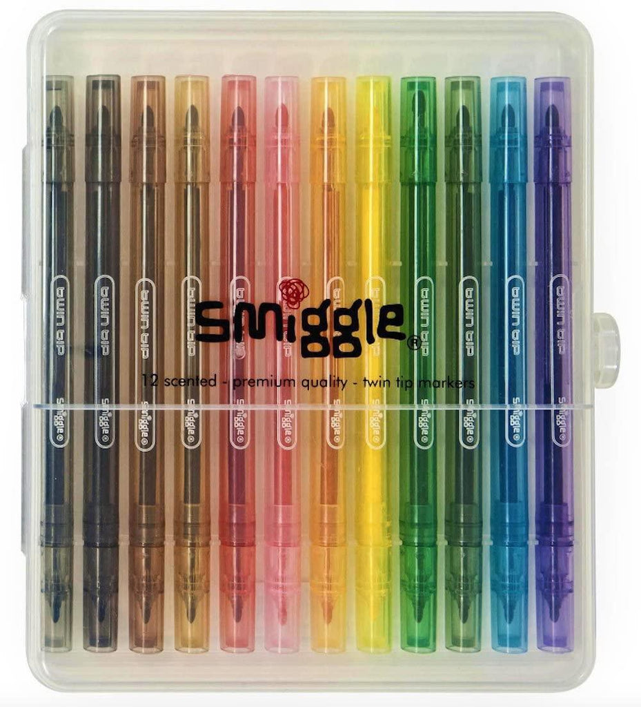SMIGGLE Twin Tip Scented Marker Pack X12 - TOYBOX Toy Shop