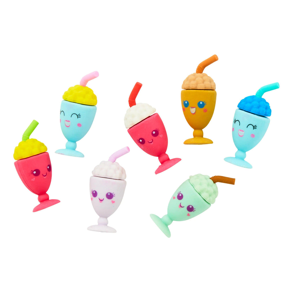 SMIGGLE Vending Pals Scented Erasers Pack - Milkshake - TOYBOX Toy Shop