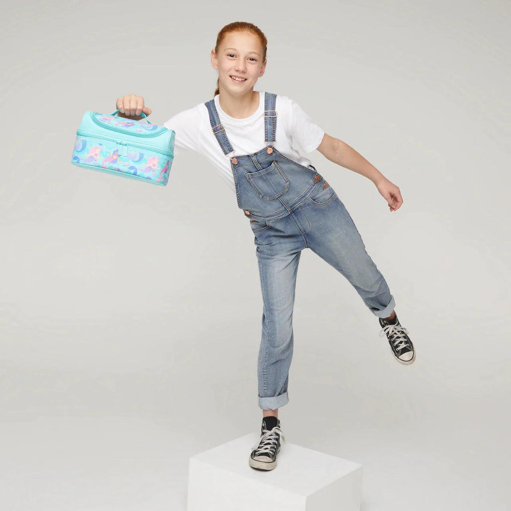 SMIGGLE Vibin' Double Decker Lunchbox - Mint - TOYBOX Toy Shop