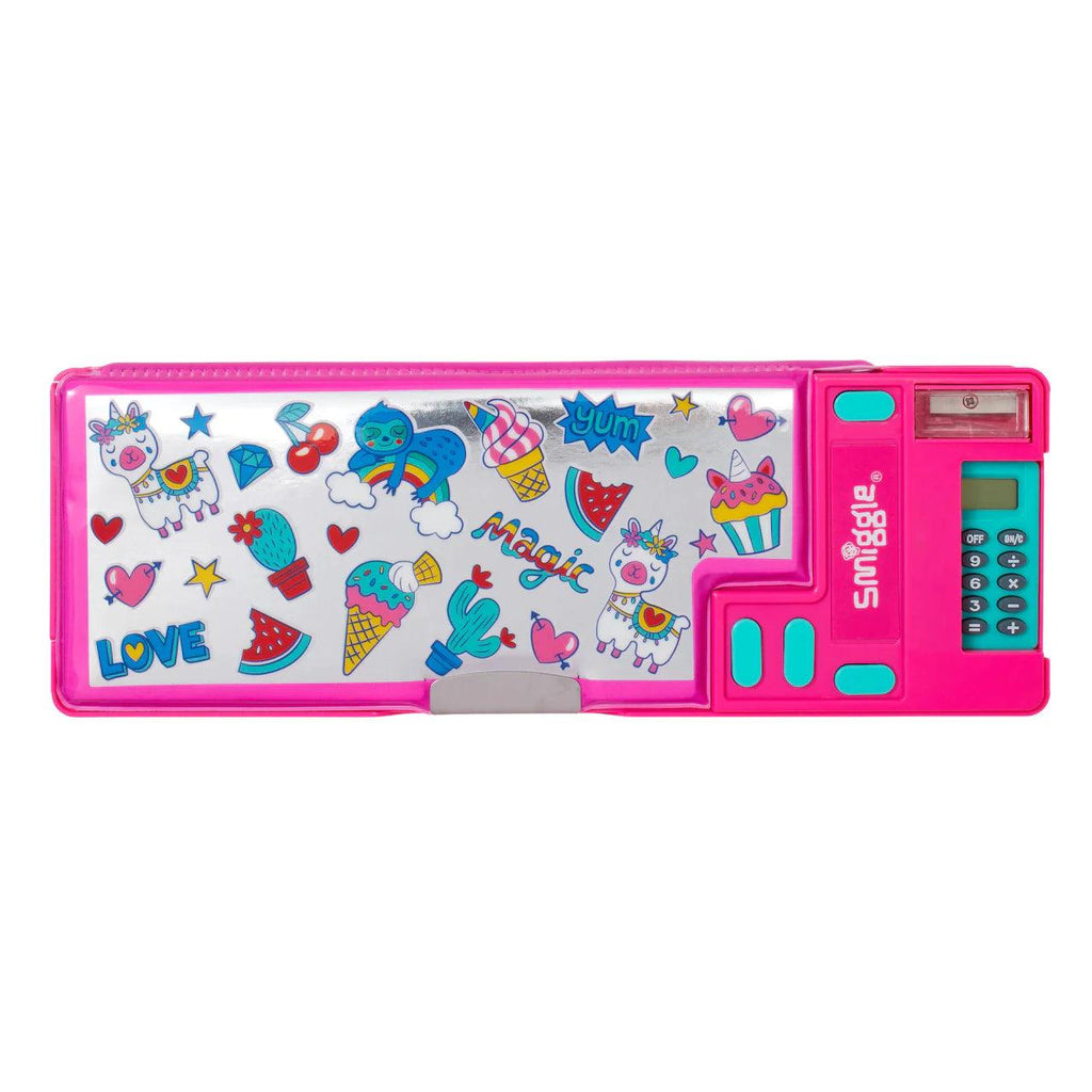SMIGGLE Vibin' Pop Out Pencil Case - Pink - TOYBOX Toy Shop