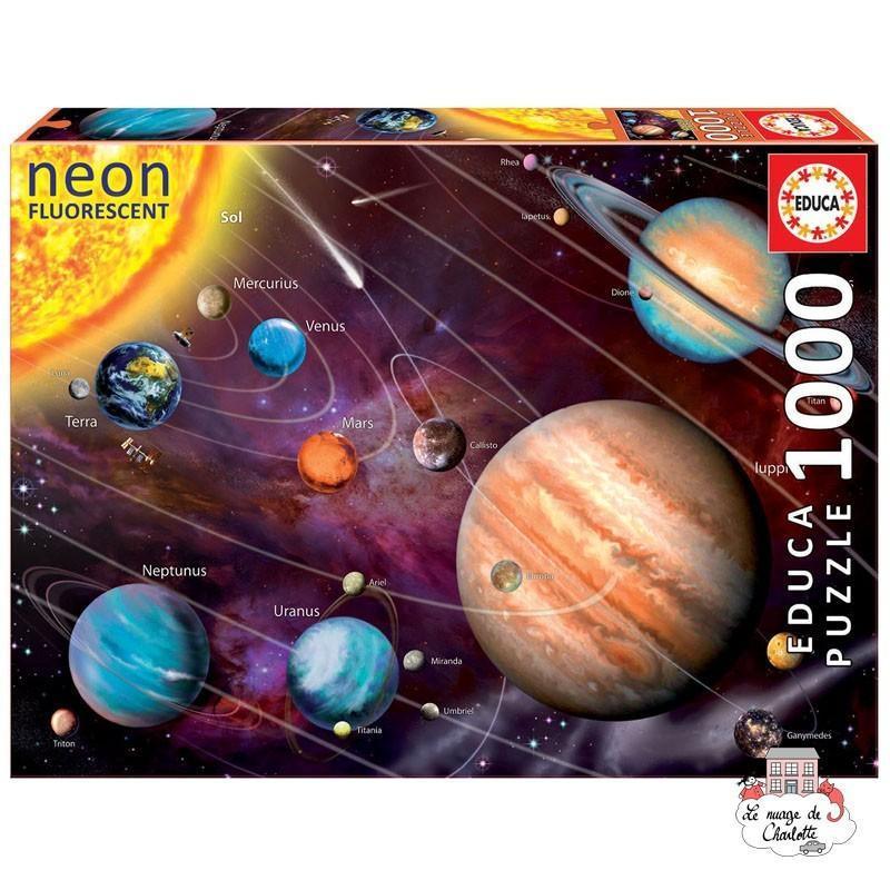 Solar System 1000 Neon Puzzle - TOYBOX Toy Shop