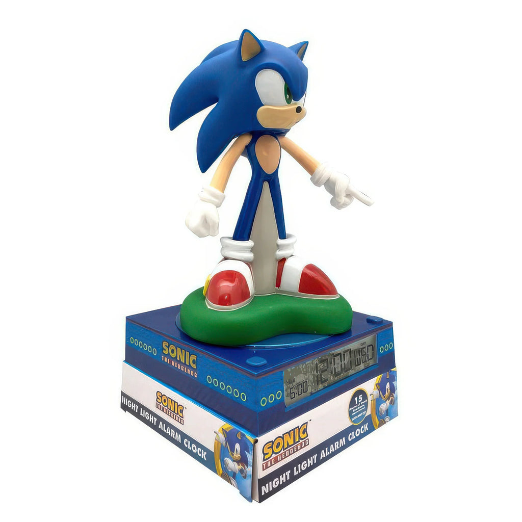 Sonic The Hedgehog 3D Nightlight, Alarm Clock with Light - TOYBOX Toy Shop