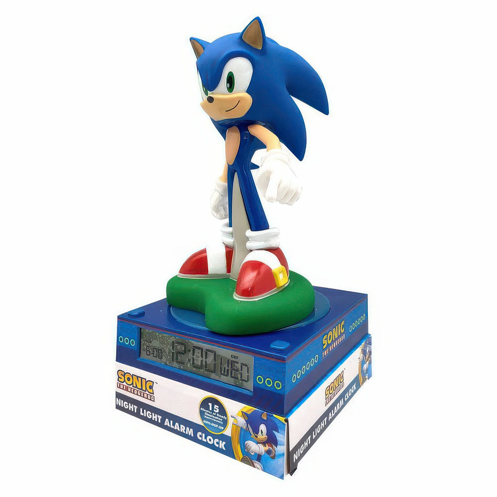 Sonic The Hedgehog 3D Nightlight, Alarm Clock with Light - TOYBOX Toy Shop