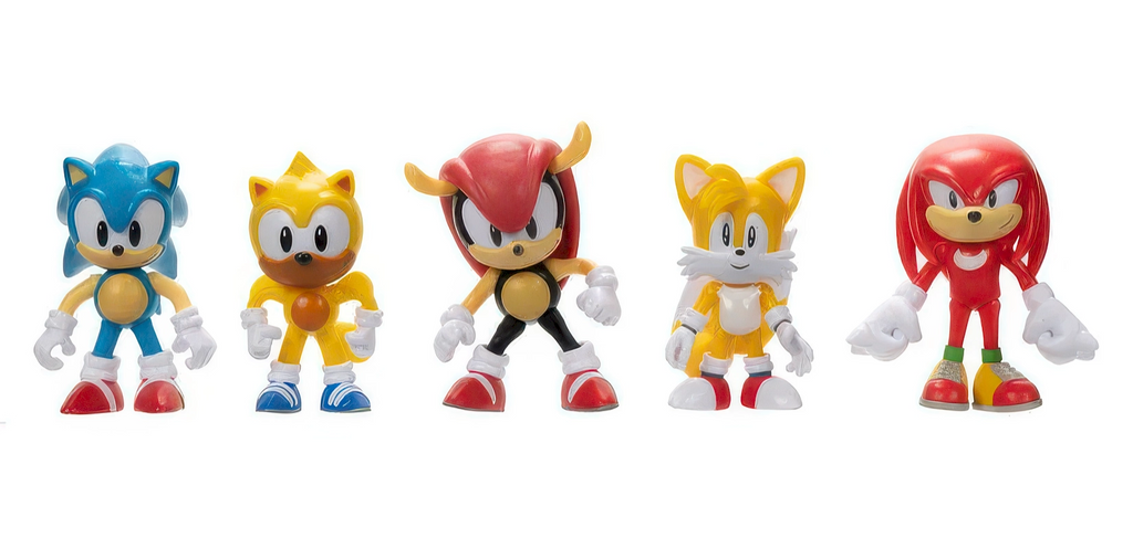 SONIC The Hedgehog 5 Figures Heroes Collection Figures Set - TOYBOX Toy Shop