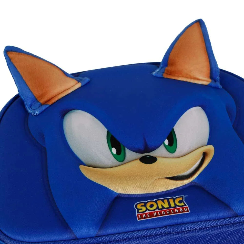 Sonic the Hedgehog Face 3D Lunch Bag - TOYBOX Toy Shop