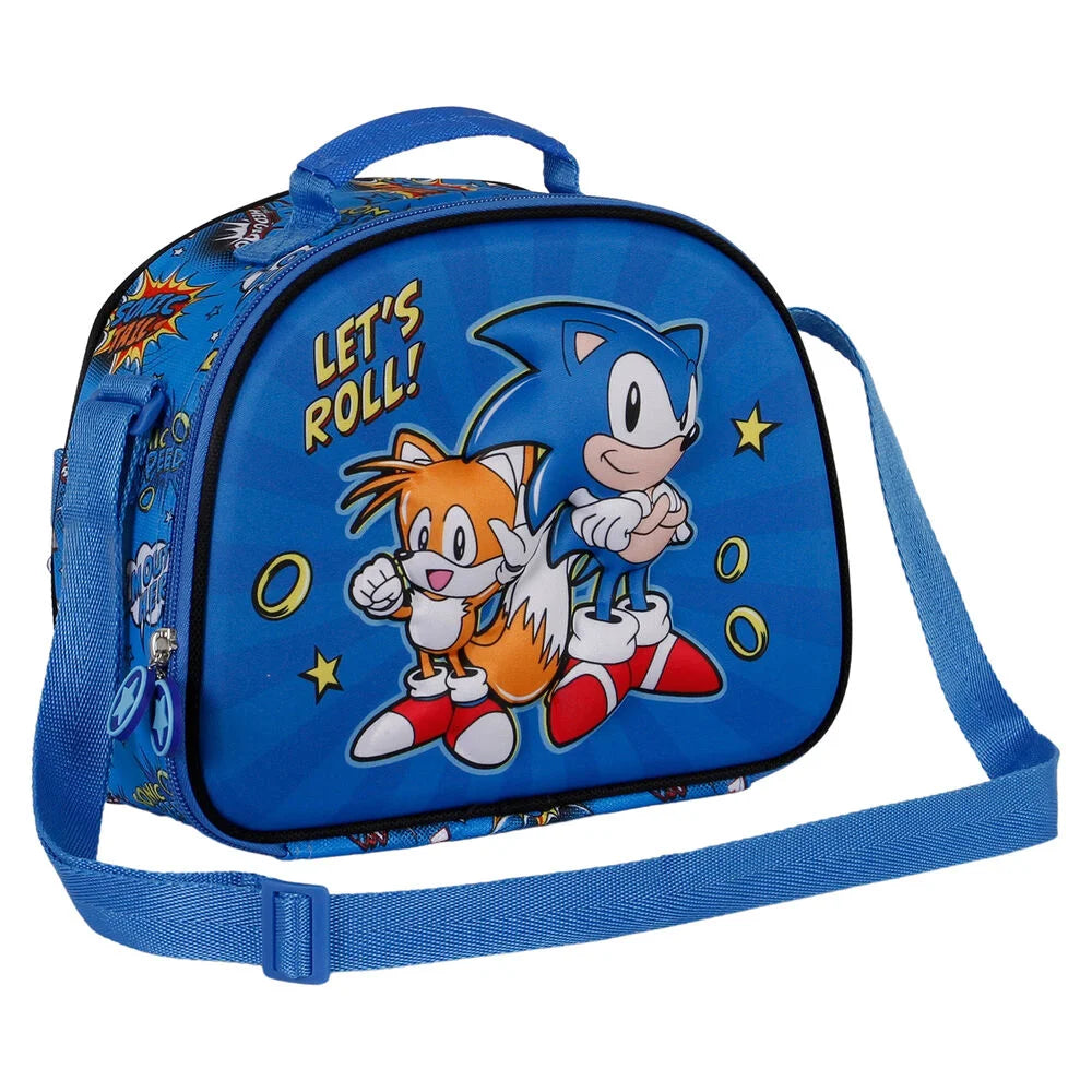 Sonic The Hedgehog Lets Roll 3D Lunch Bag - TOYBOX Toy Shop