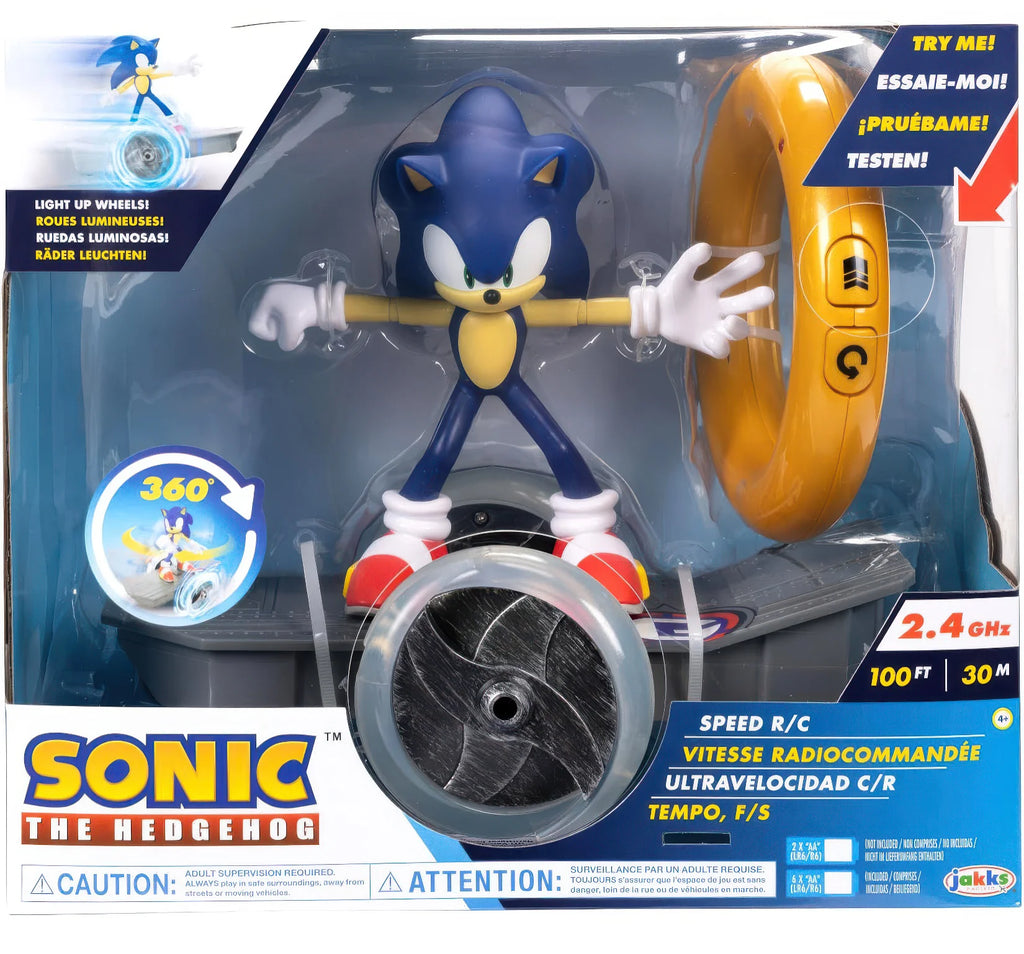 Sonic the Hedgehog Speed R/C Skateboard - TOYBOX Toy Shop