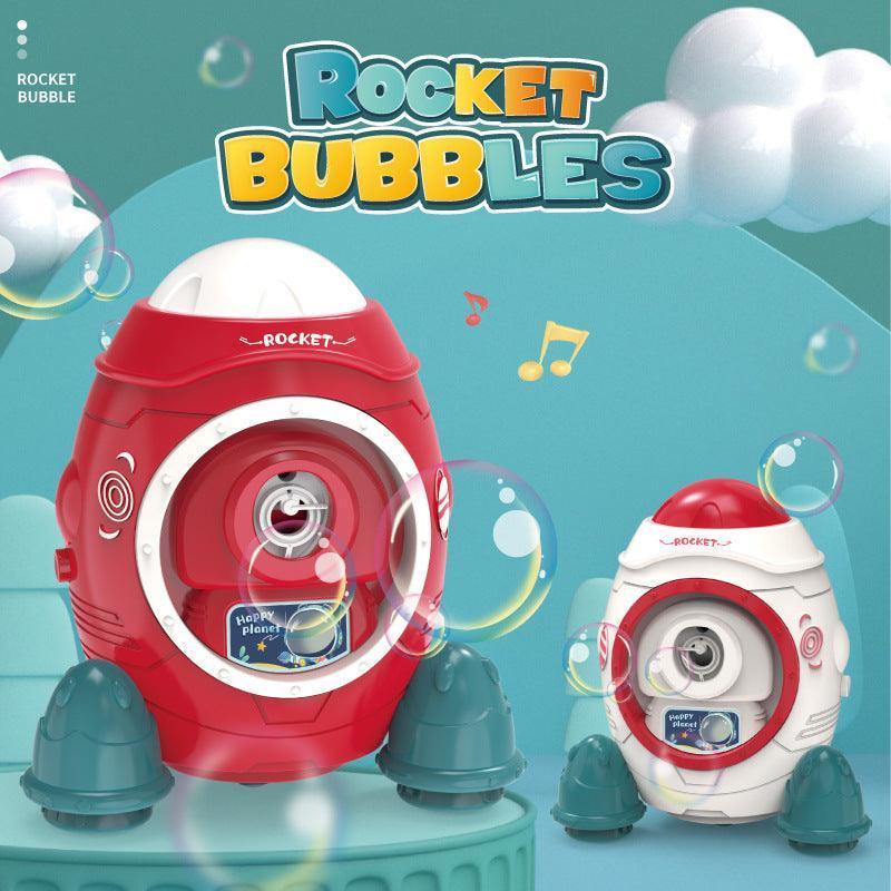 Space Rocket Bubble Machine with Lights and Sounds - TOYBOX Toy Shop