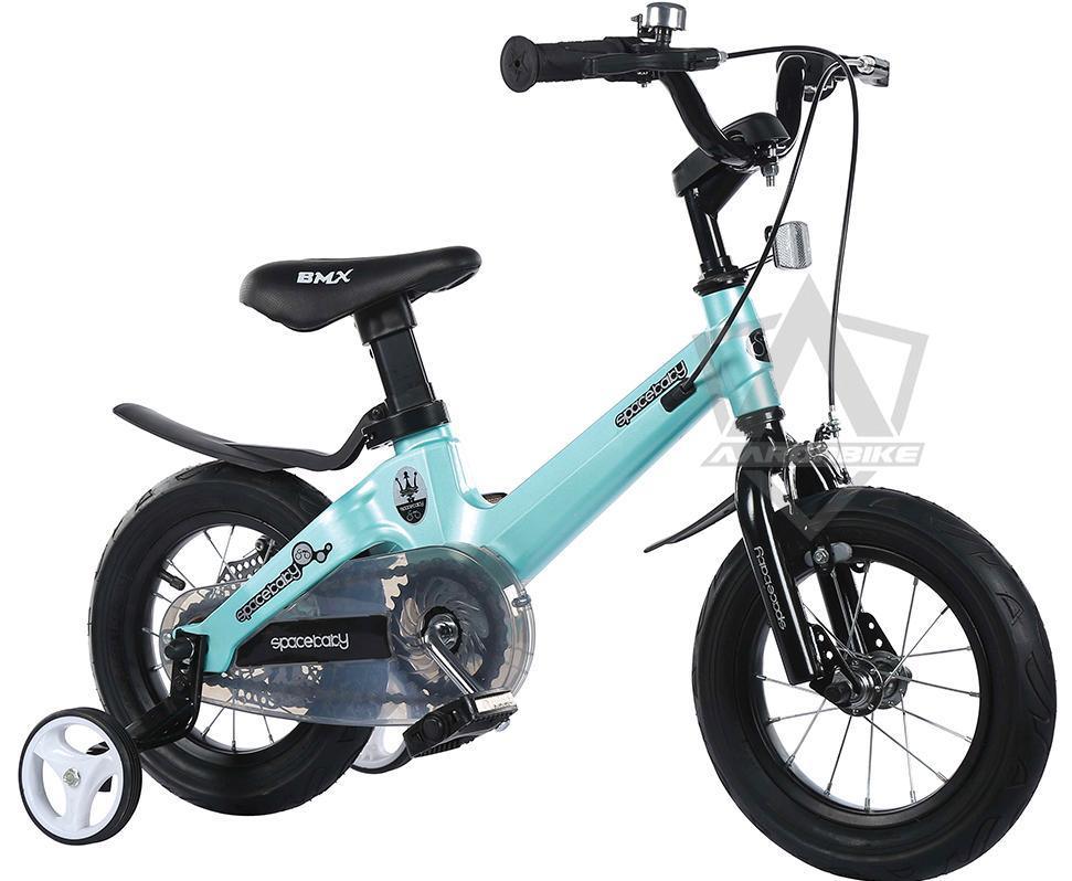 Spacebaby 12-inch Kids BMX Bicycle - Aqua - TOYBOX Toy Shop Cyprus