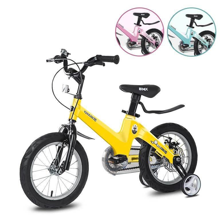 Spacebaby 12-inch Kids BMX Bicycle - Yellow - TOYBOX Toy Shop Cyprus