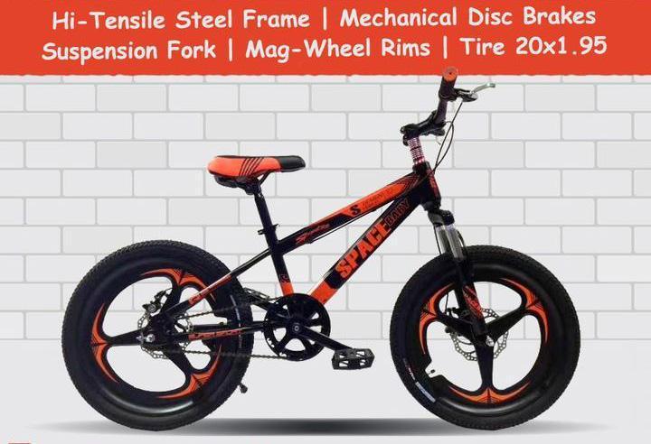 Spacebaby 20-inch BMX Bicycle - Blue - TOYBOX Toy Shop