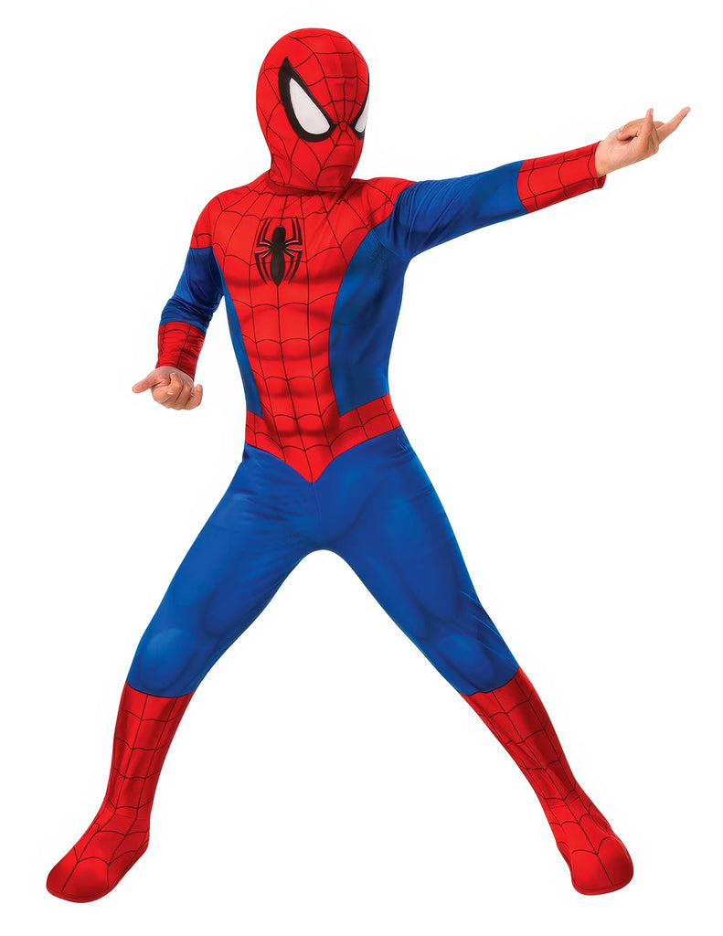 SPIDER-MAN CLASSIC Costume with shoe covers and Mask - TOYBOX Toy Shop