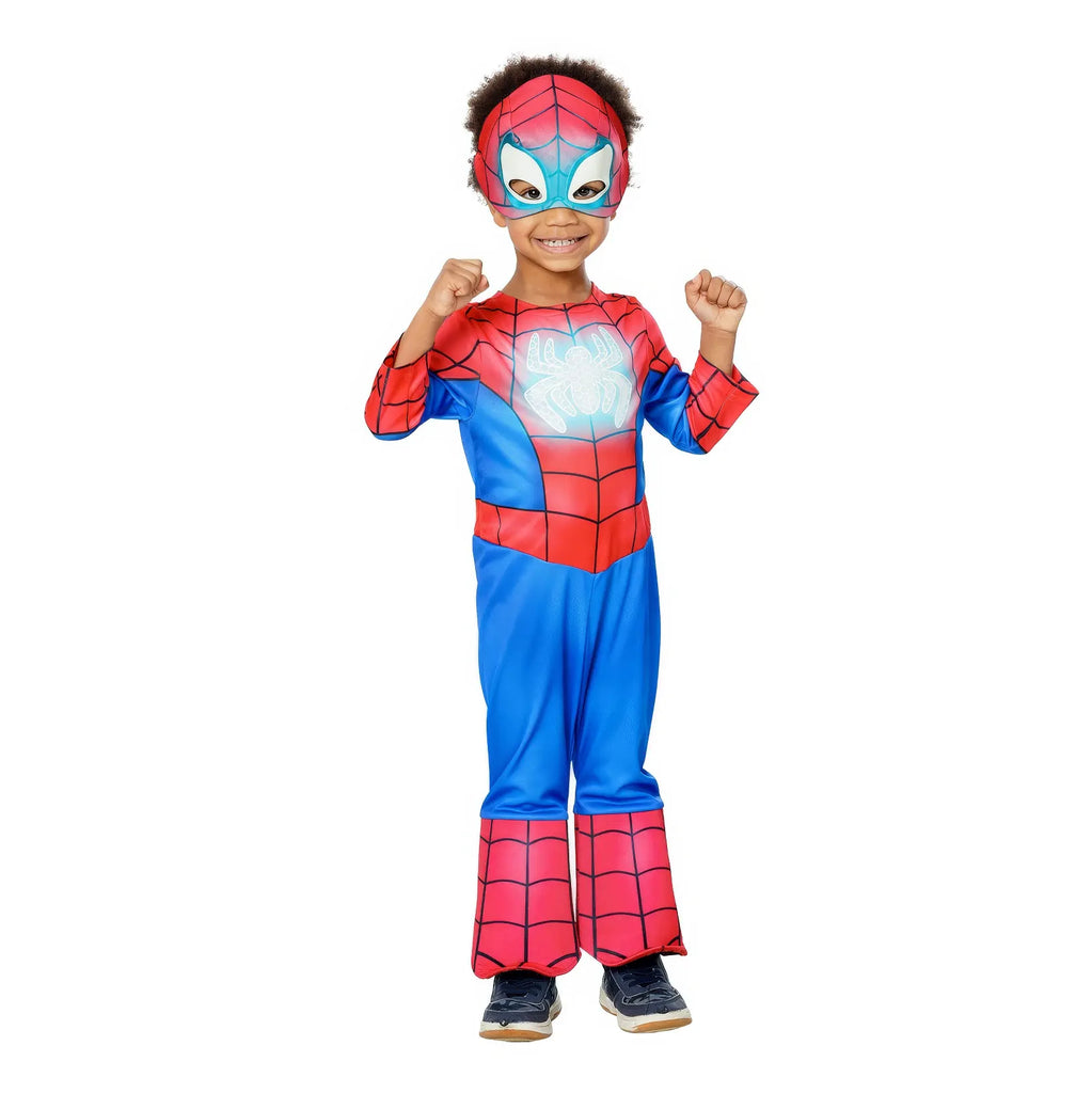 SPIDER-MAN Glow In The Dark Spidey Kids Costume - TOYBOX Toy Shop