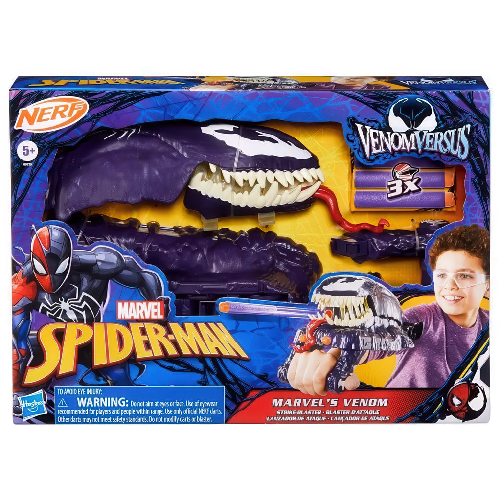 Spider-Man Venom Versus Marvel's Venom Strike Blaster
