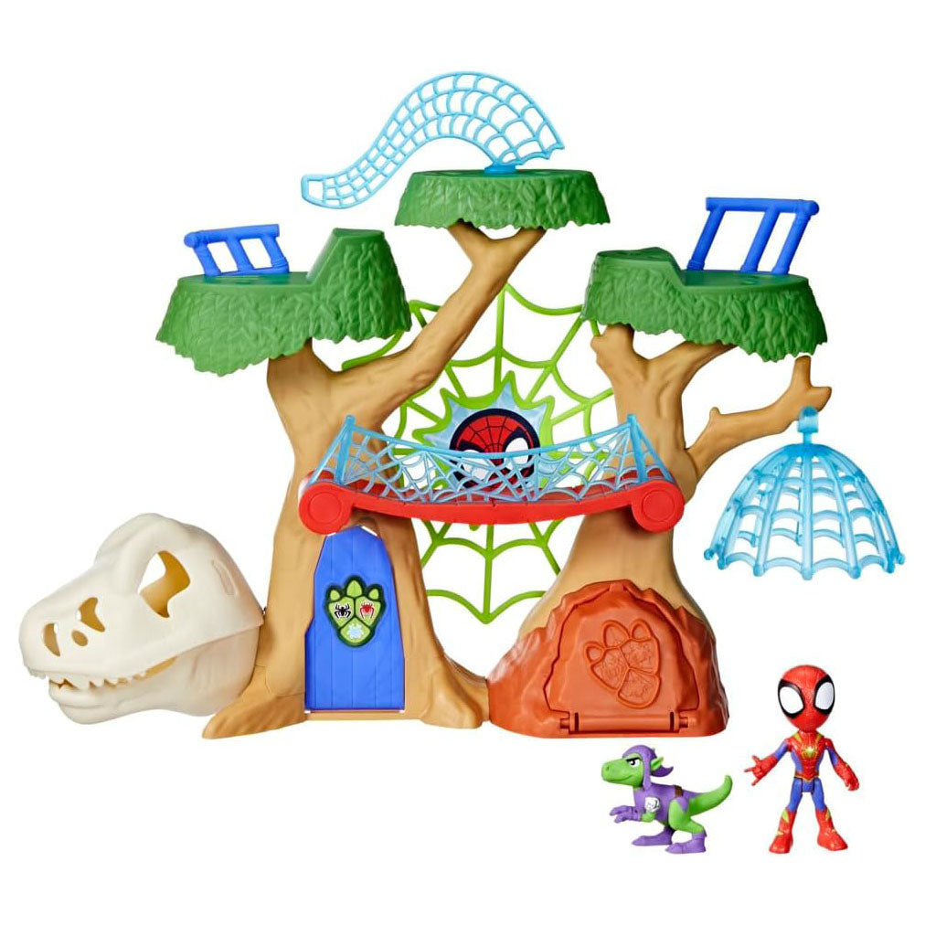 Spidey and Friends Dino Webs Treehouse Playset - TOYBOX Toy Shop