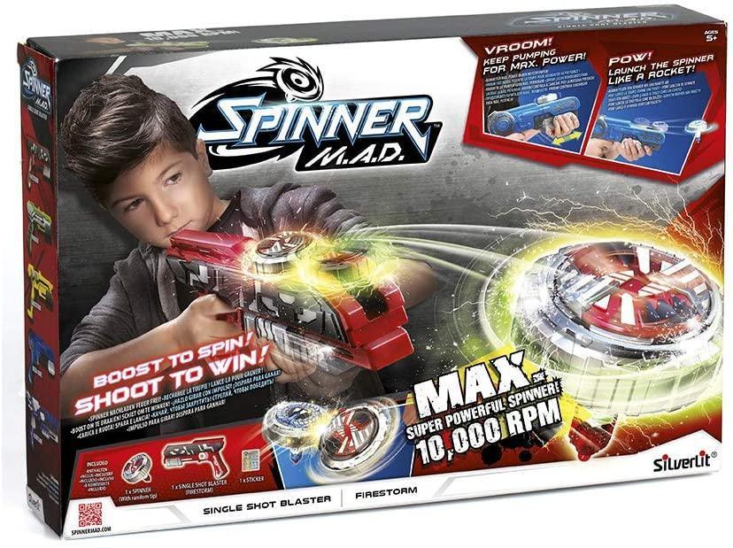 Spinner M.A.D. Single Shot Blaster - Red - TOYBOX Toy Shop