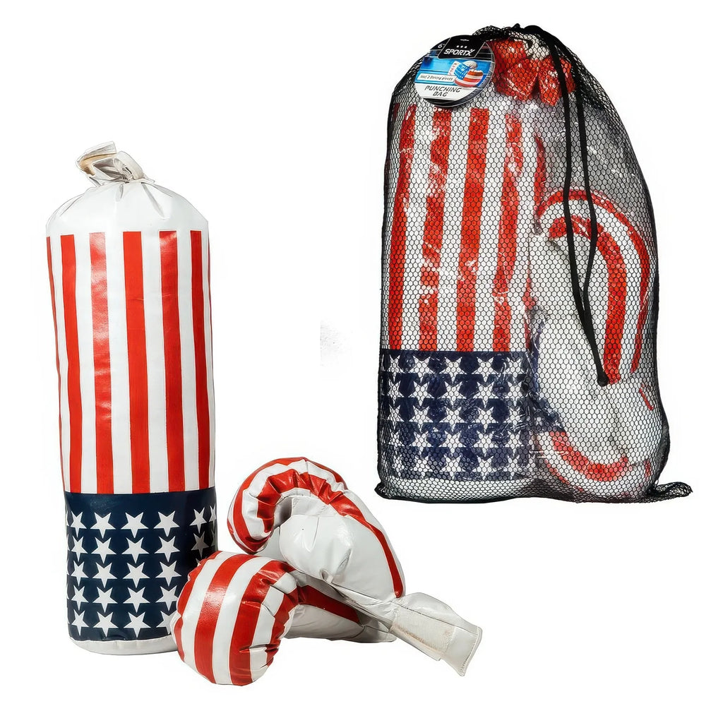 Sportx Punching Bag with Gloves Set