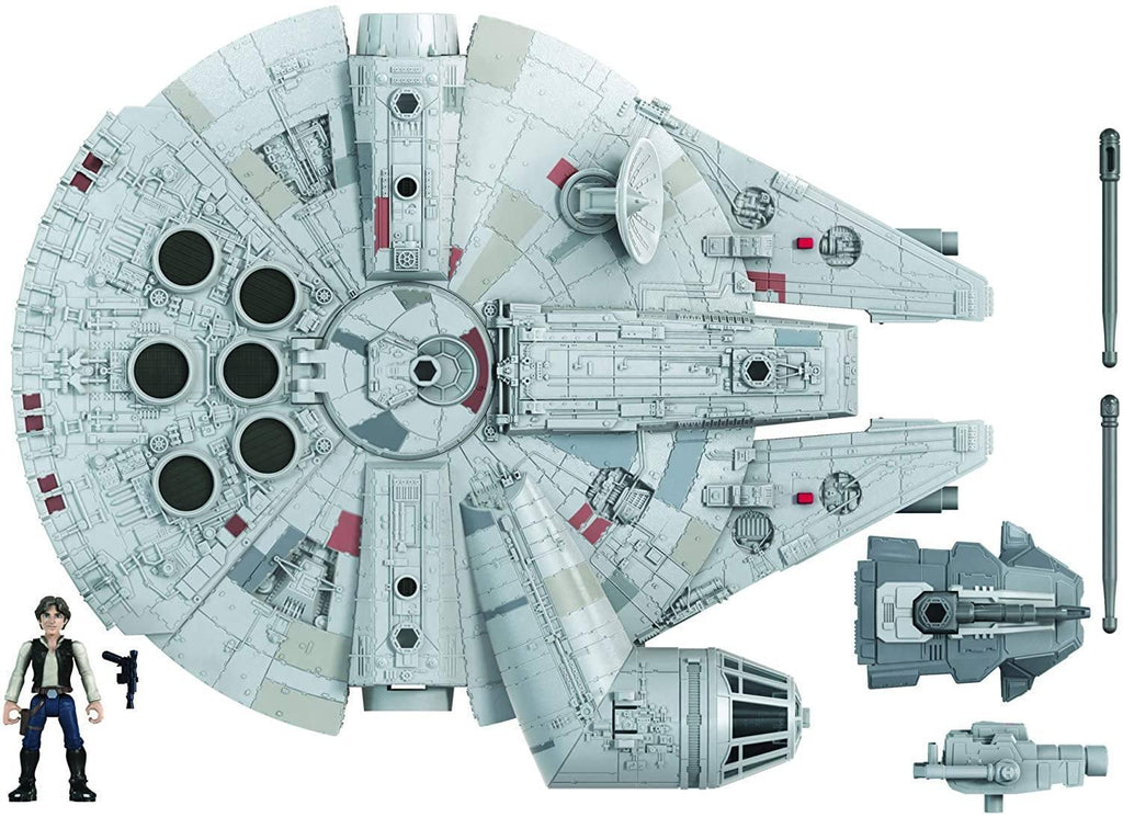 Star Wars Mission Fleet Han Solo Millennium Falcon & Vehicle - TOYBOX Toy Shop Cyprus