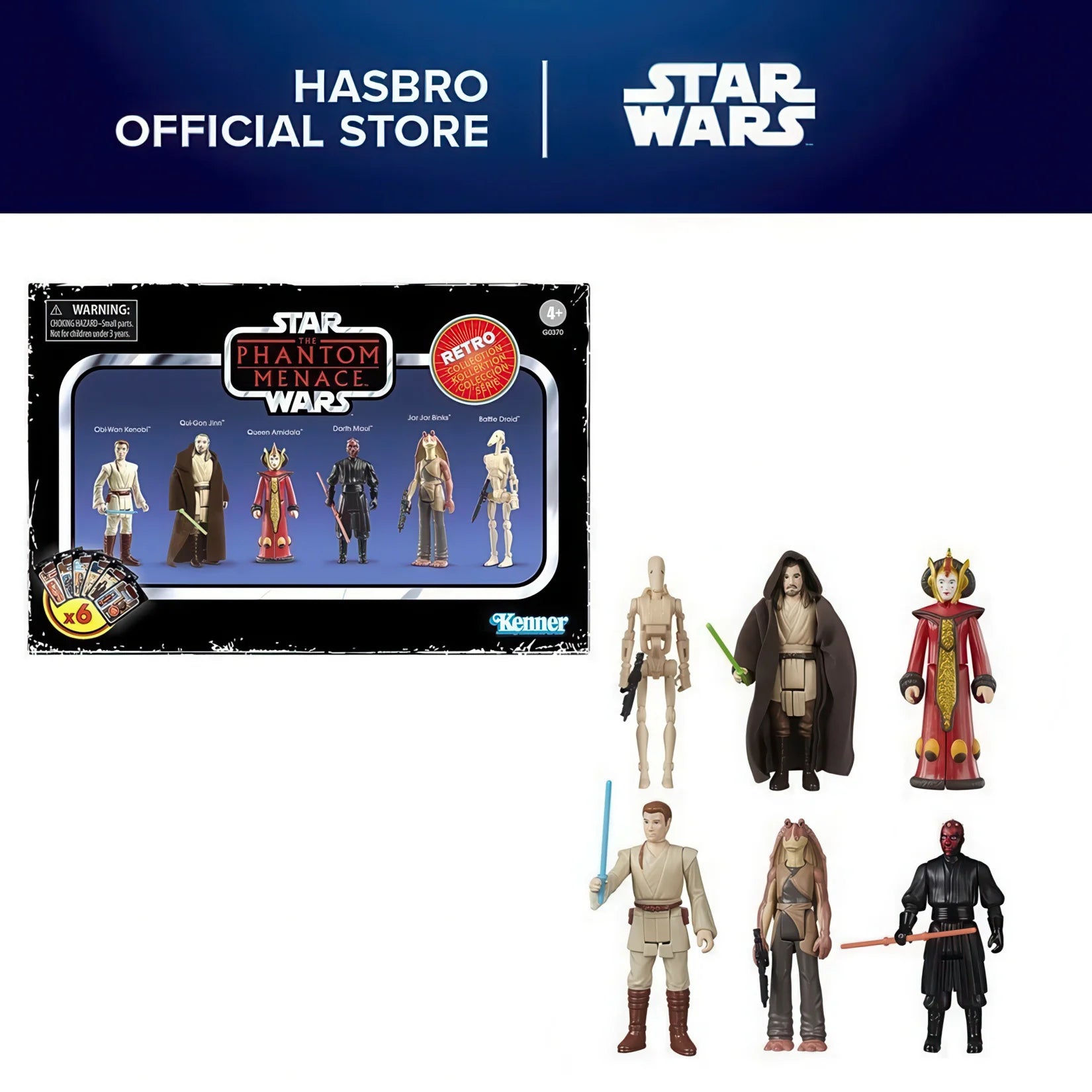 STAR WARS Retro Collection: The Phantom Menace Figure Multipack