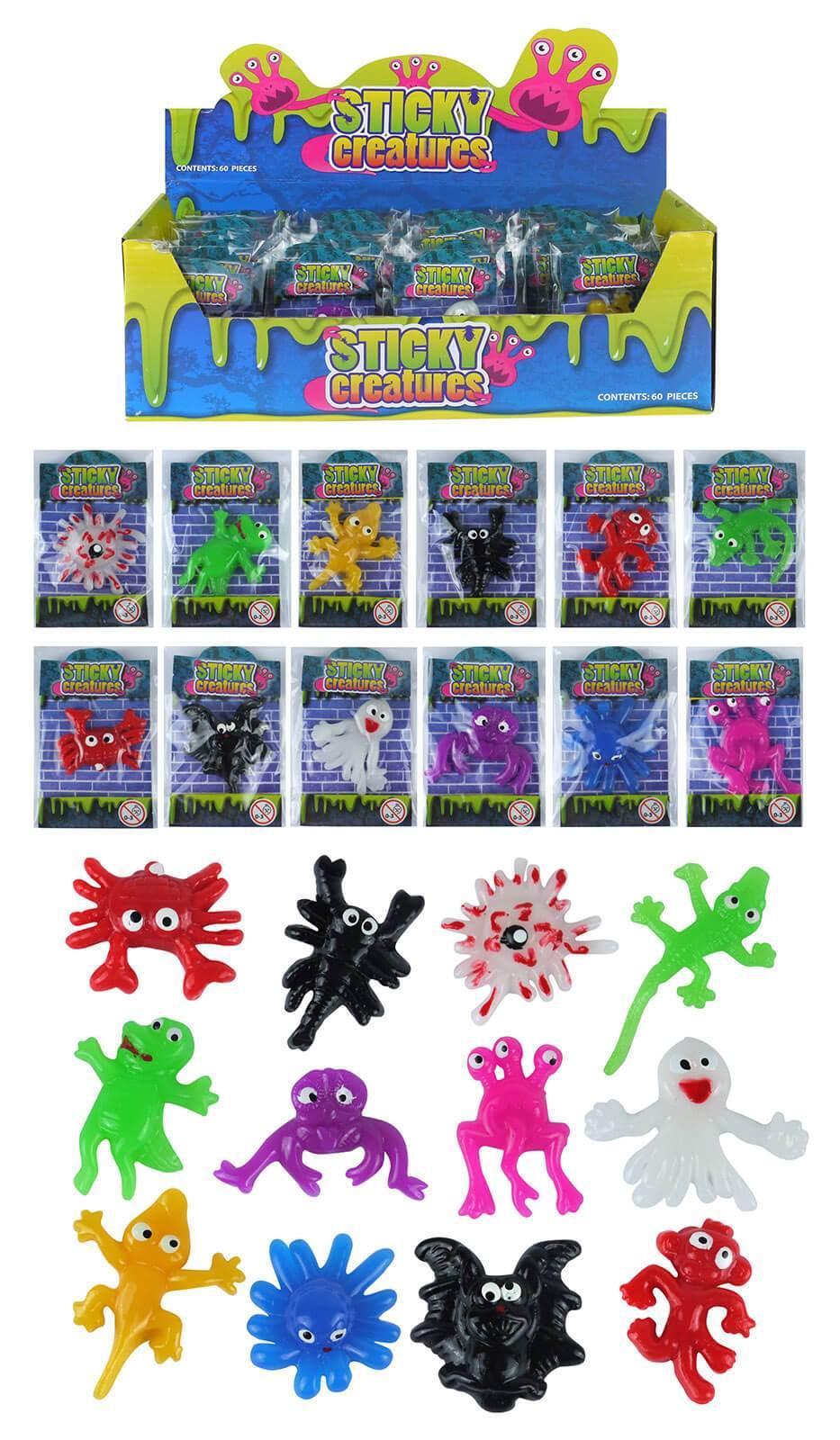 Glow in the Dark Sticky Creatures – Presents of Mind Glow in the Dark Sticky Creatures – Presents of Mind