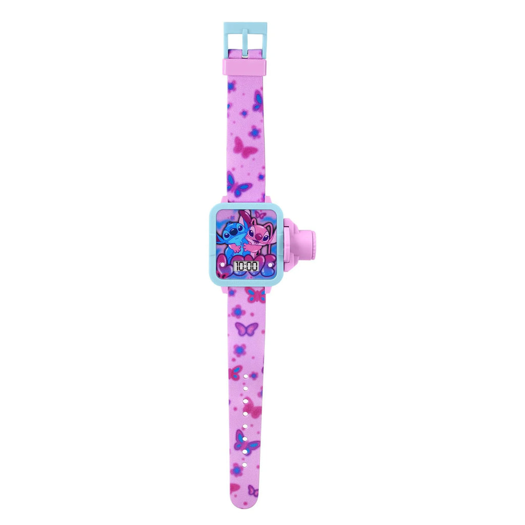 Stitch Angel Pink Adjustable Digital Projection Watch - TOYBOX Toy Shop