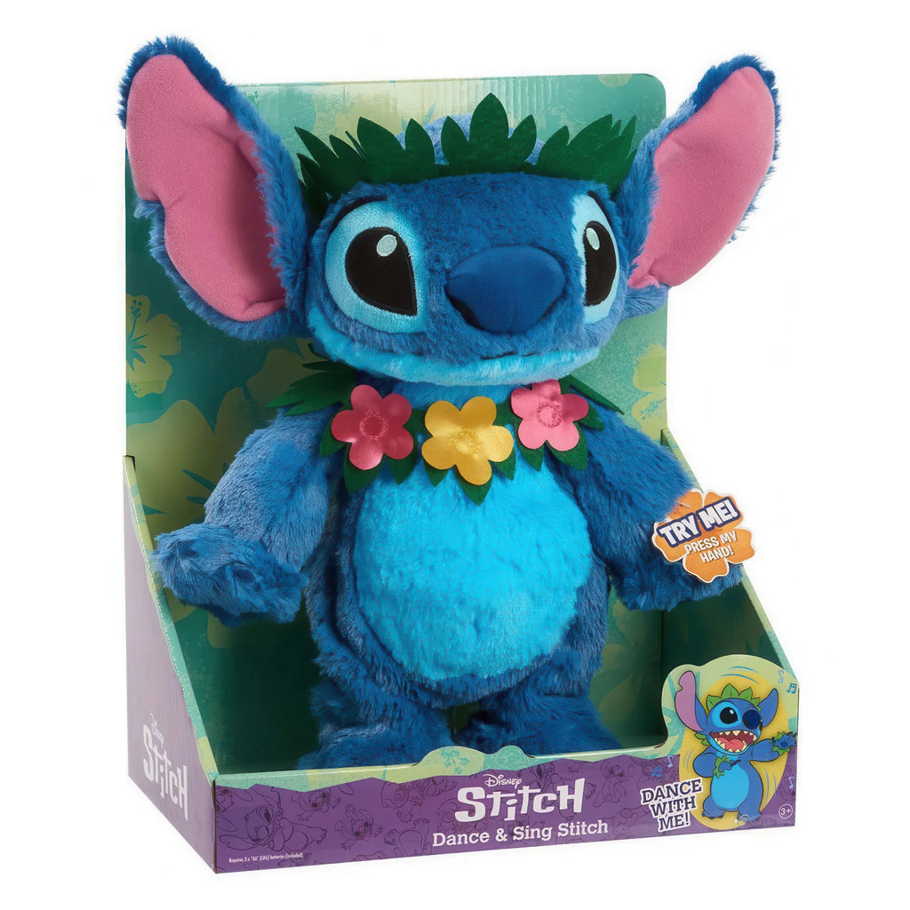Stitch Dance and Sing Cuddly Interactive Plush