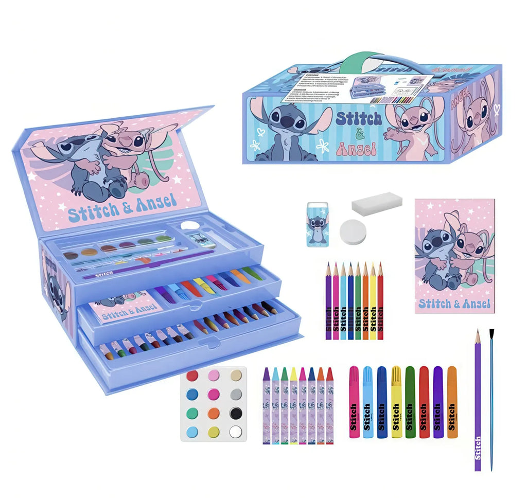 Disney Stitch Colouring Stationery Case