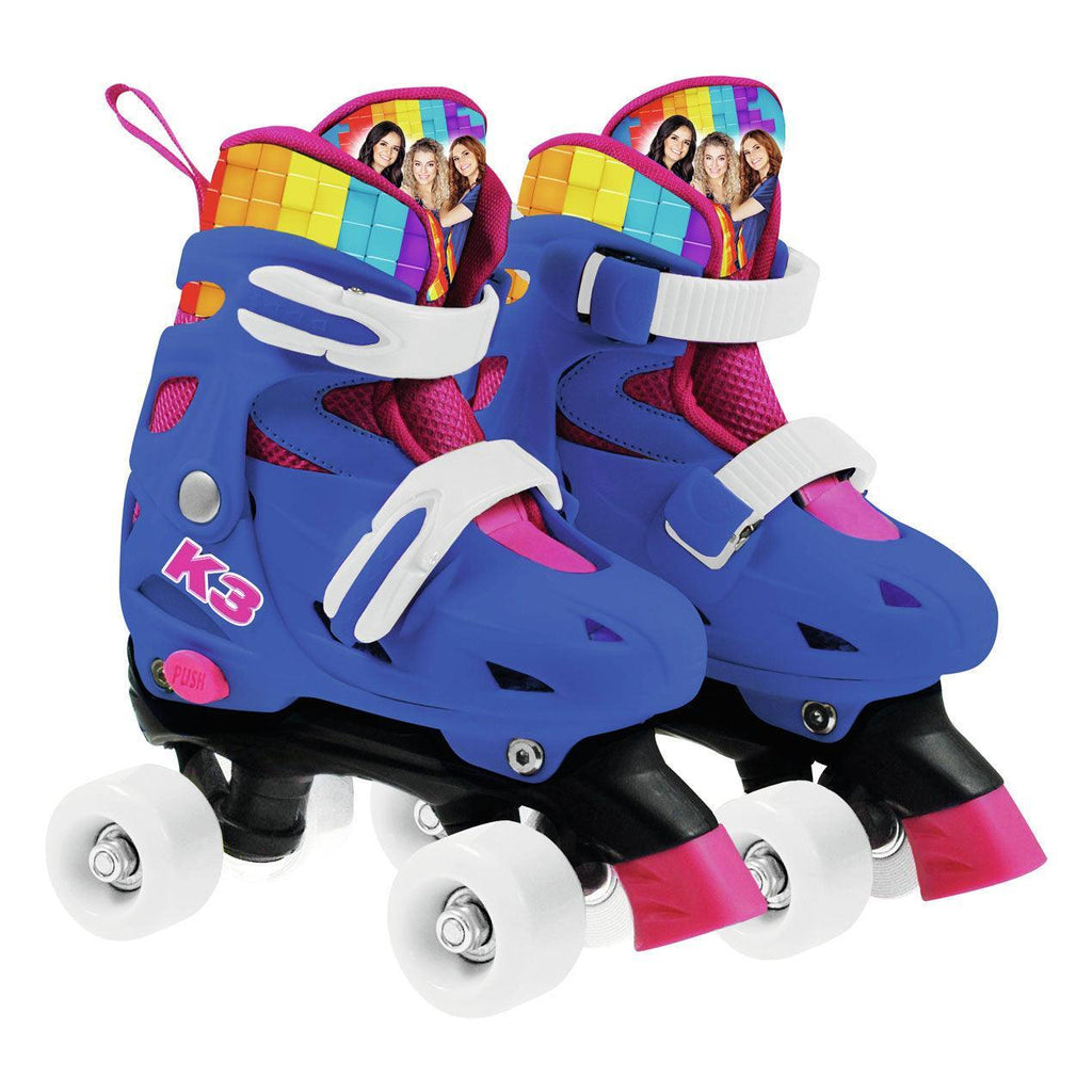 Studio 100 K3 Roller Skates Rainbow - Size 34-37 - TOYBOX Toy Shop
