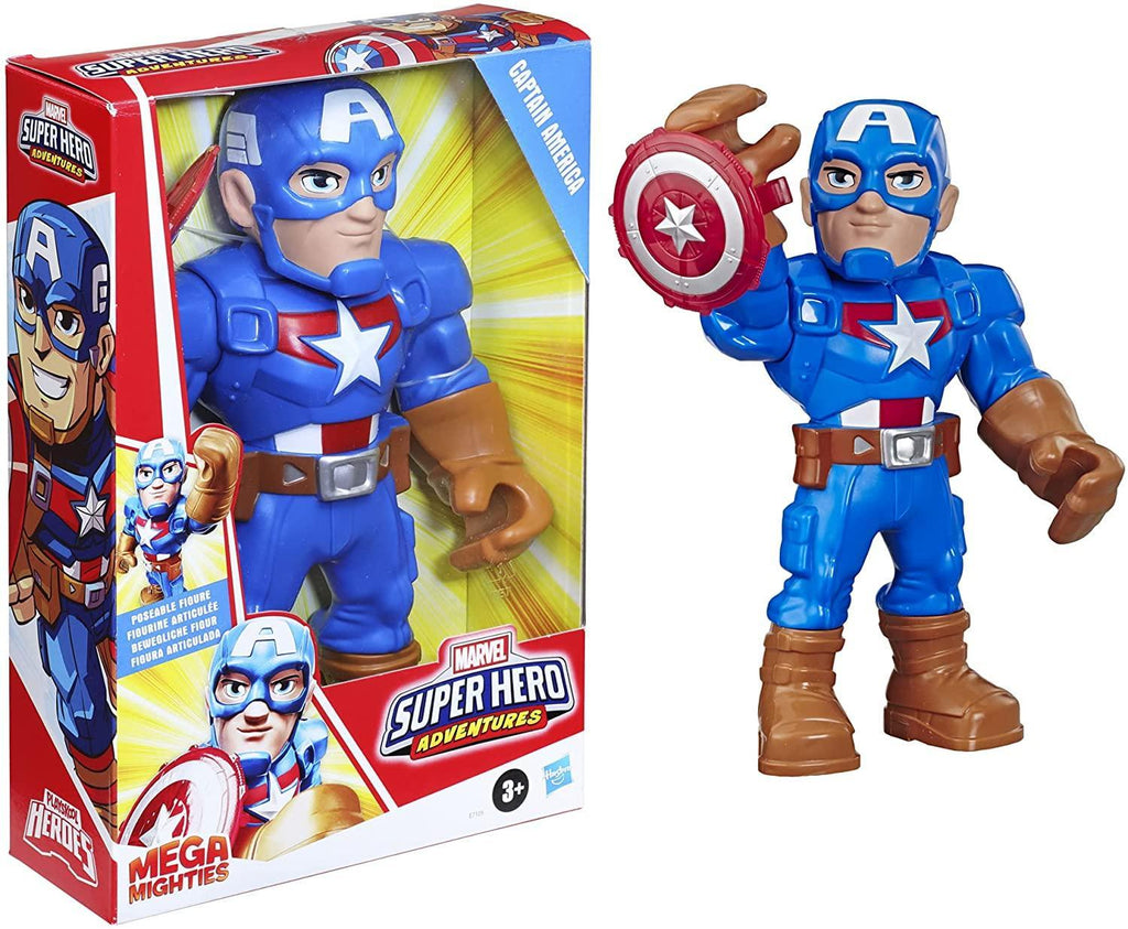 Super Hero Adventures Sha Captain America Mega Mighties - TOYBOX Toy Shop