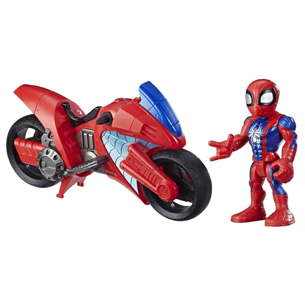 Super Hero Adventures Sha Mega Mini Motorcycle Spiderman - TOYBOX Toy Shop