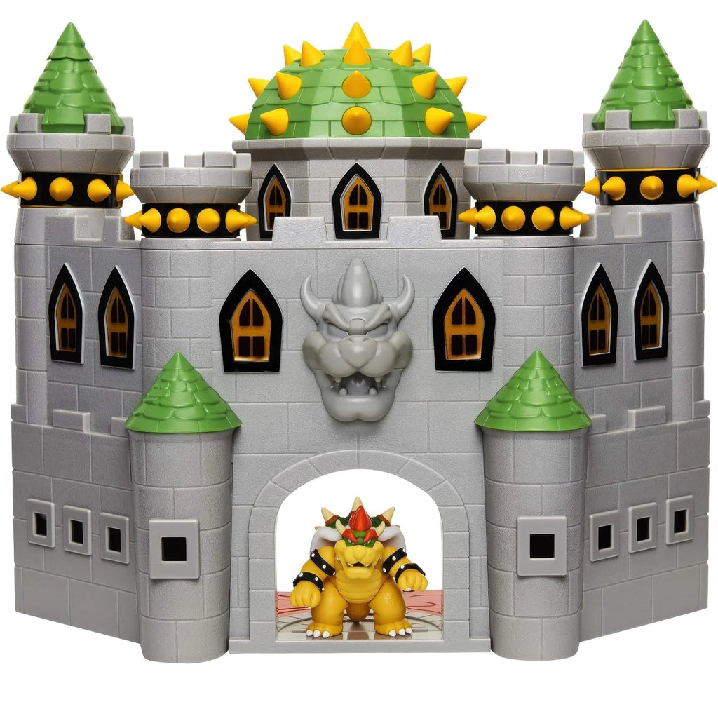 Super Mario Bros Deluxe Bowser's Castle Playset - TOYBOX Toy Shop